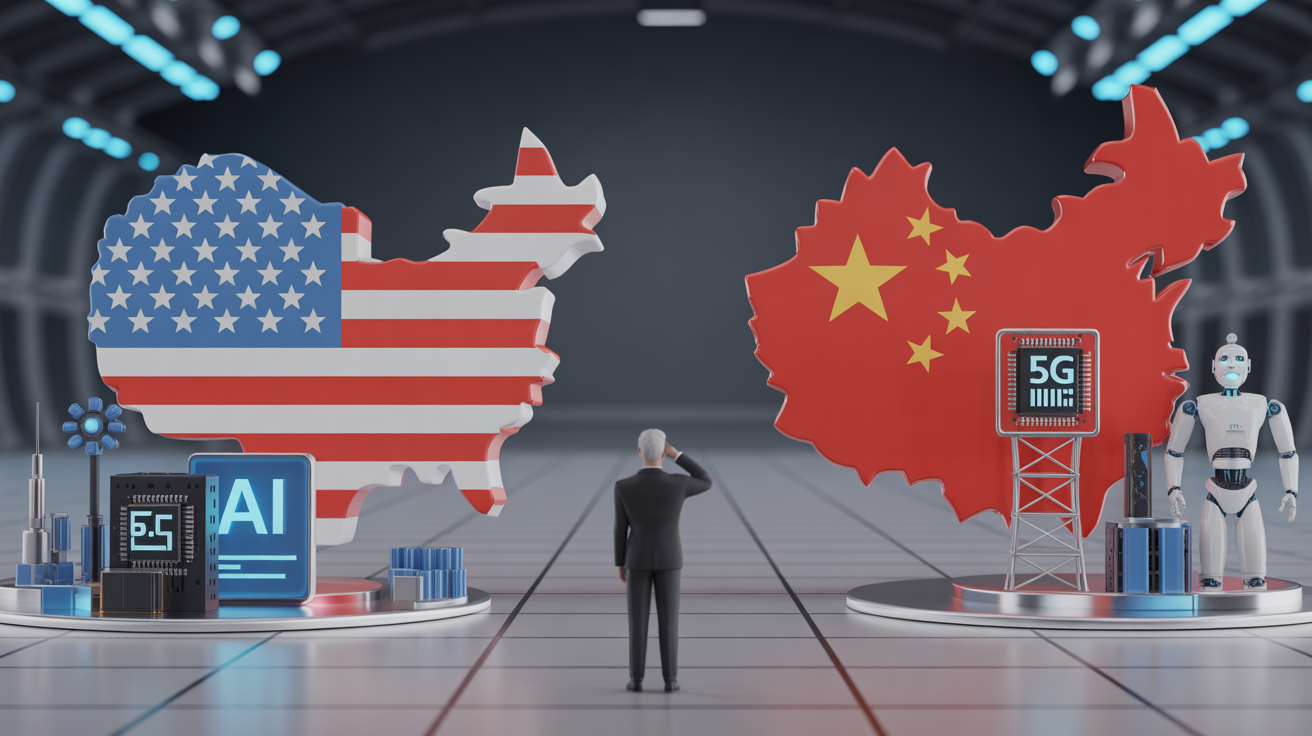 US China Technology Competition Dimon Warning on Global Power